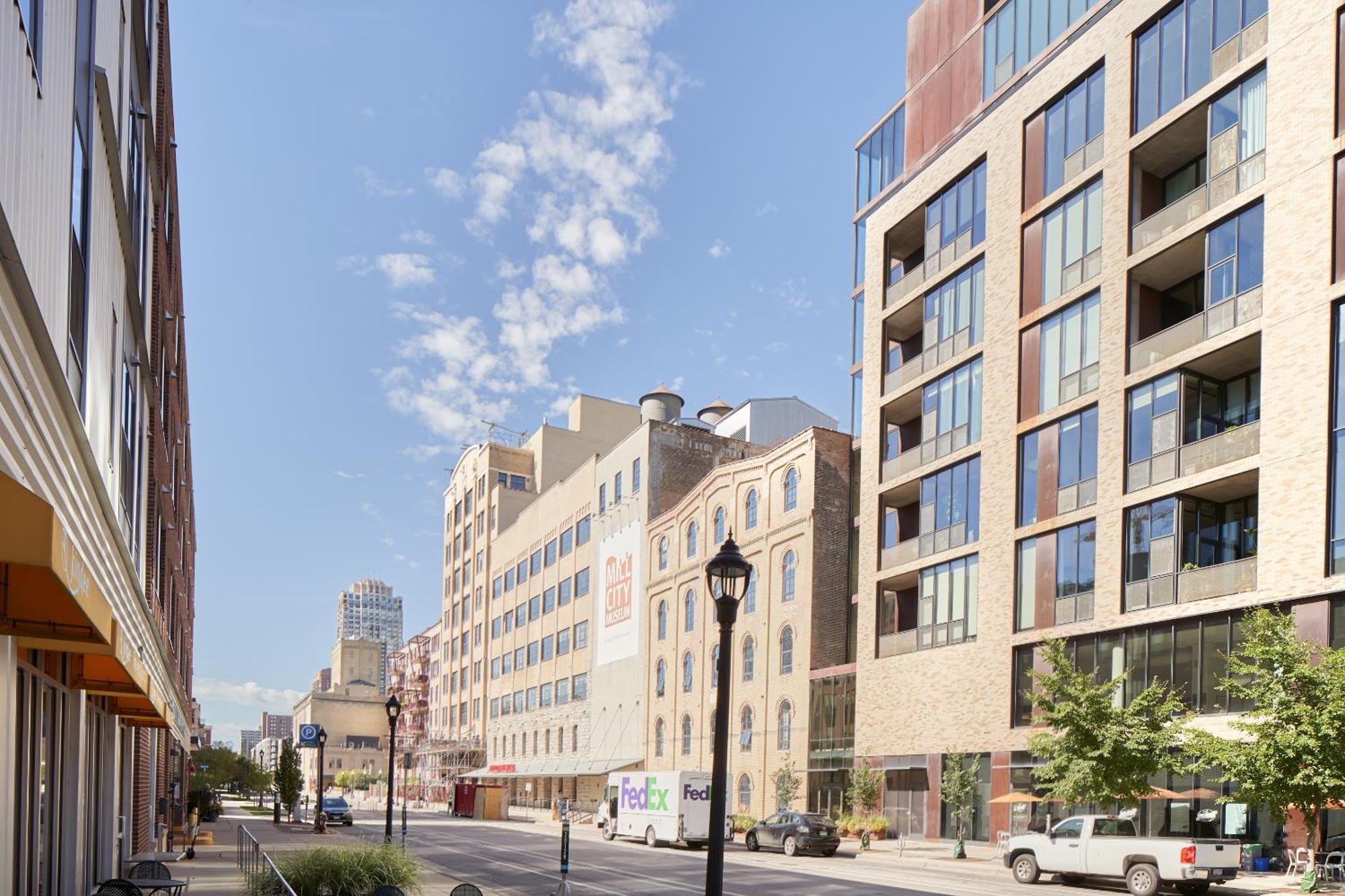 Sonder At East End Aparthotel Minneapolis Exteriör bild